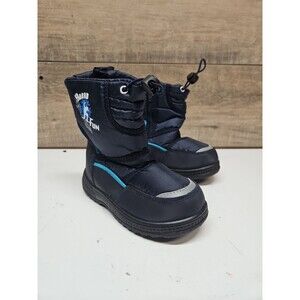Fimizee Boys Snow Boots Blue Size Us  10.5 Eu 27